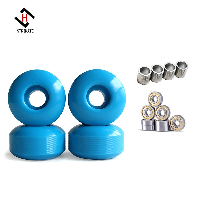 colorful double rocker skateboard wheels