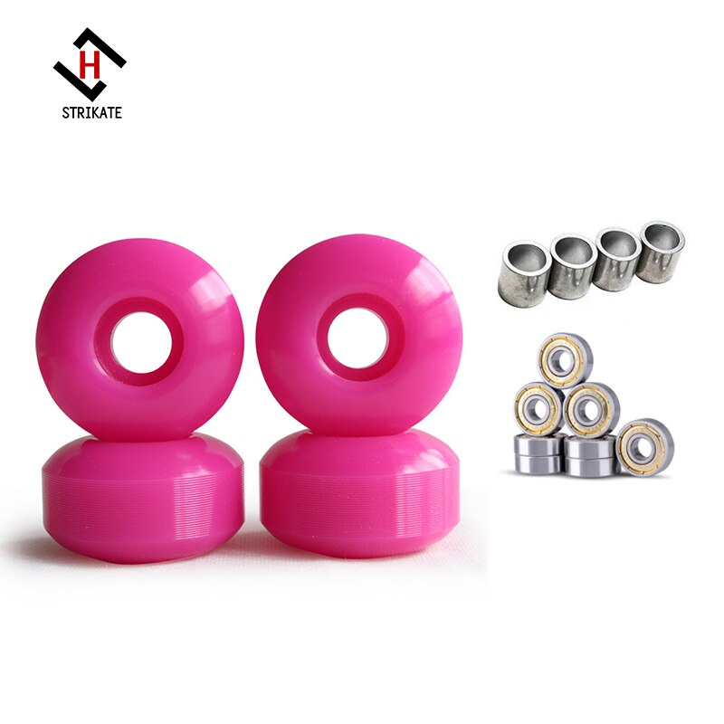 colorful double rocker skateboard wheels