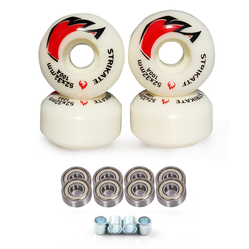 colorful double rocker skateboard wheels