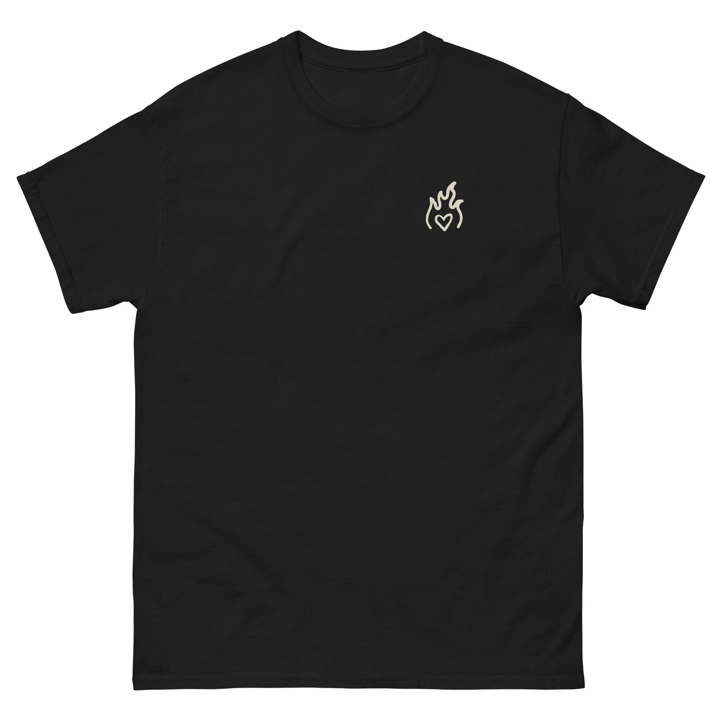 doozy skate freely short sleeve black tee